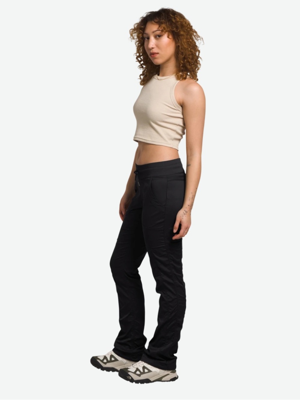 The North Face Women's Aphrodite Pants Baggy Wide Leg Streetwear Black Size XL